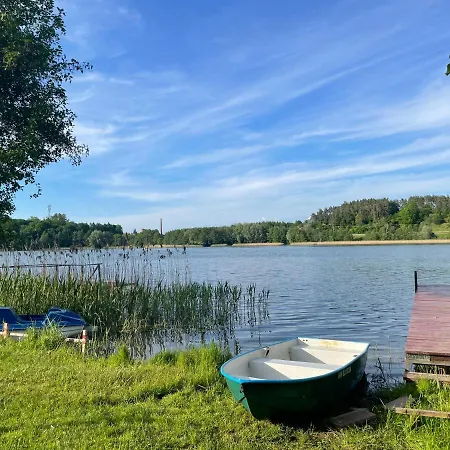 Wakacyjny Hartowiec - Dom Nad Brzegiem Jeziora Prázdninový dům Grodziczno